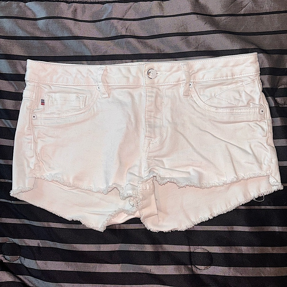 White Denim Vigoss Shorts